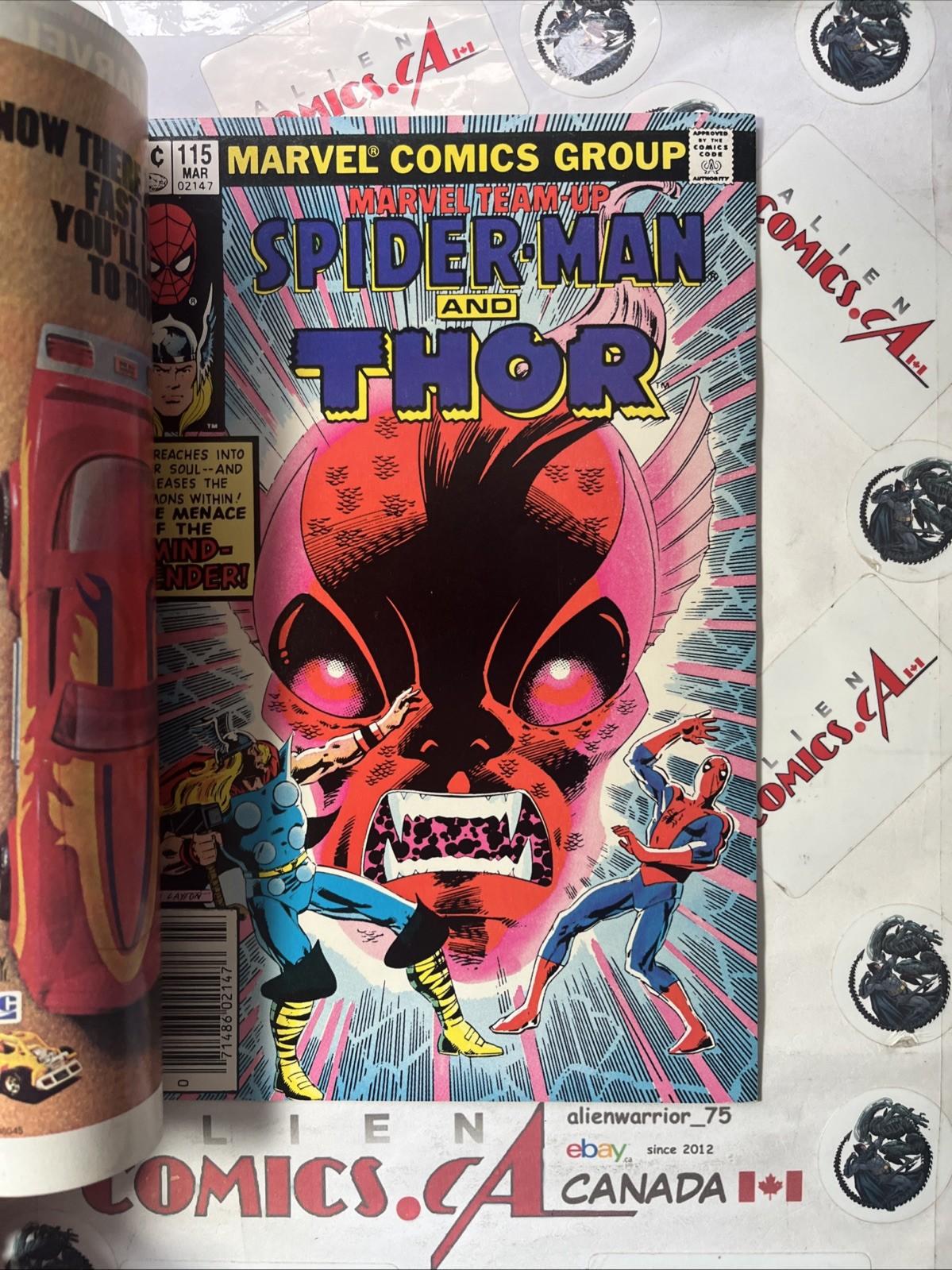 MARVEL TEAM-UP 115 Marvel 1982 Mark Jewelers Manufacturing ERROR Double Cover!🦄