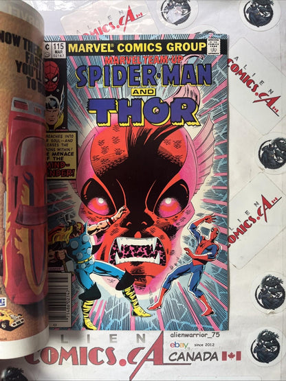 MARVEL TEAM-UP 115 Marvel 1982 Mark Jewelers Manufacturing ERROR Double Cover!🦄