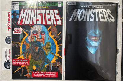 Mark Spears: MONSTERS 1 & 8 STAR WARS Exclusive 1:300 Variant RARE HIGH GRADE