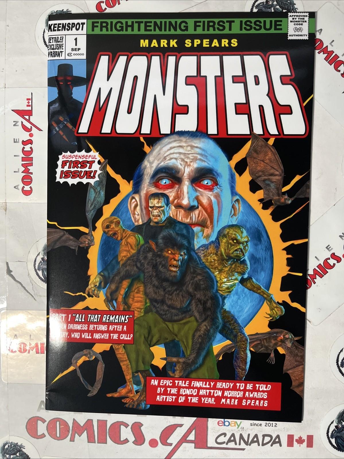 Mark Spears: MONSTERS 1 & 8 STAR WARS Exclusive 1:300 Variant RARE HIGH GRADE