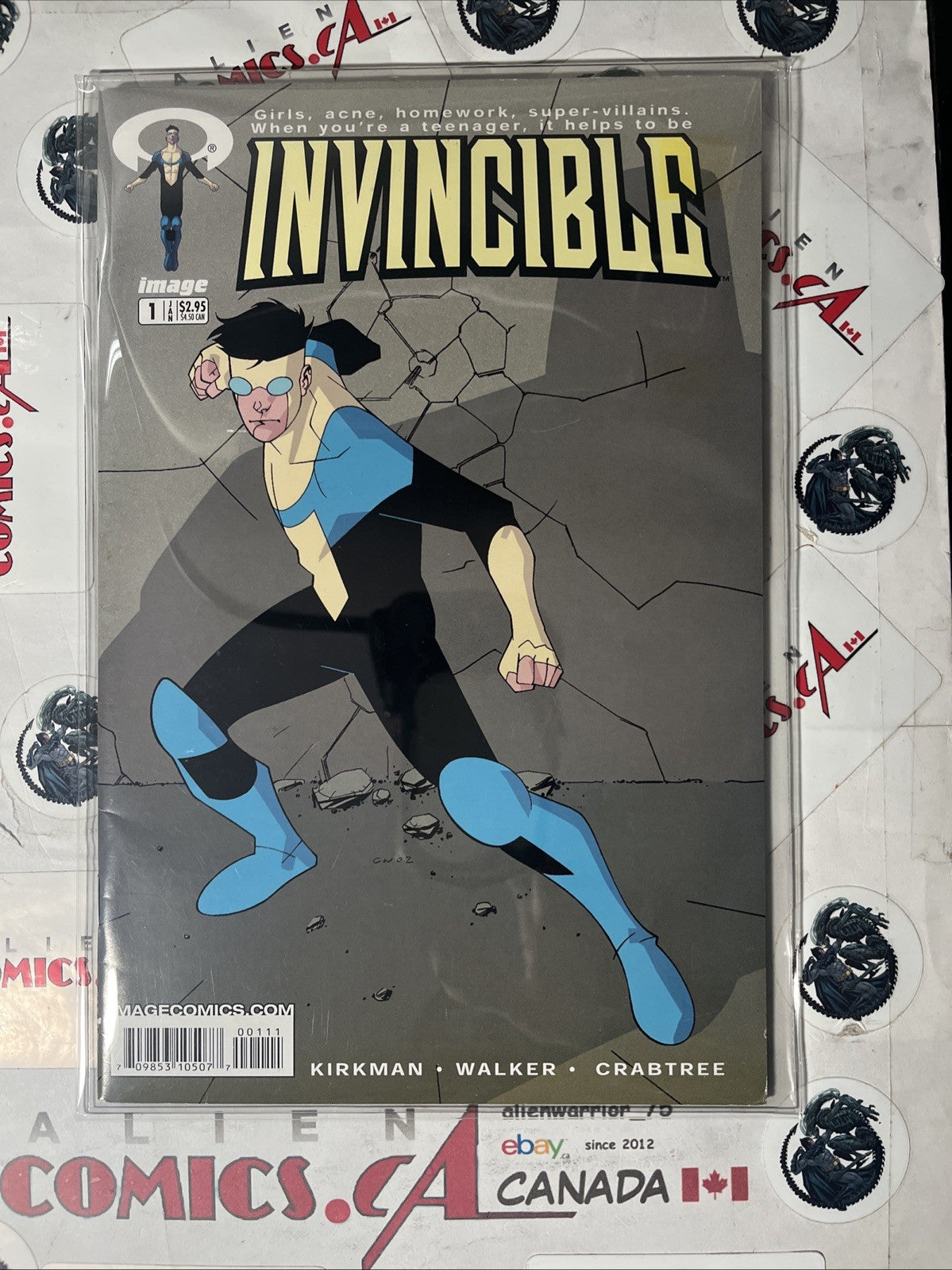 INVINCIBLE 1 Image Comics 2003 1st Print Kirkman Low Print Run HIGH GRADE KEY🔑