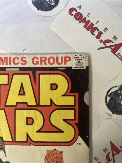 STAR WARS 42 Marvel 1980 Newsstand Edition Mfg. ERROR Double Cover & Miscut! 🔑