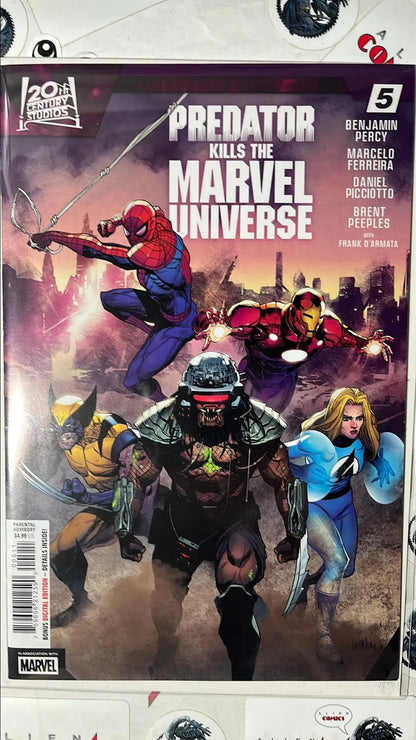 PREDATOR kills the Marvel Universe (#5 Marvel 2025 Leinil Francis Yu Cover A NM)