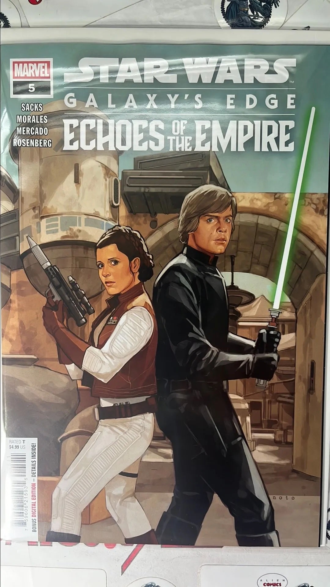 Galaxy’s Edge: Echoes of the Empire (#5 Marvel 2026 Phil Noto Luke & Leia Cover NM)