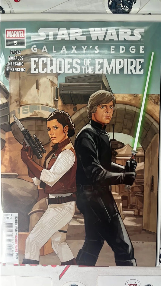 Galaxy’s Edge: Echoes of the Empire (#5 Marvel 2026 Phil Noto Luke & Leia Cover NM)