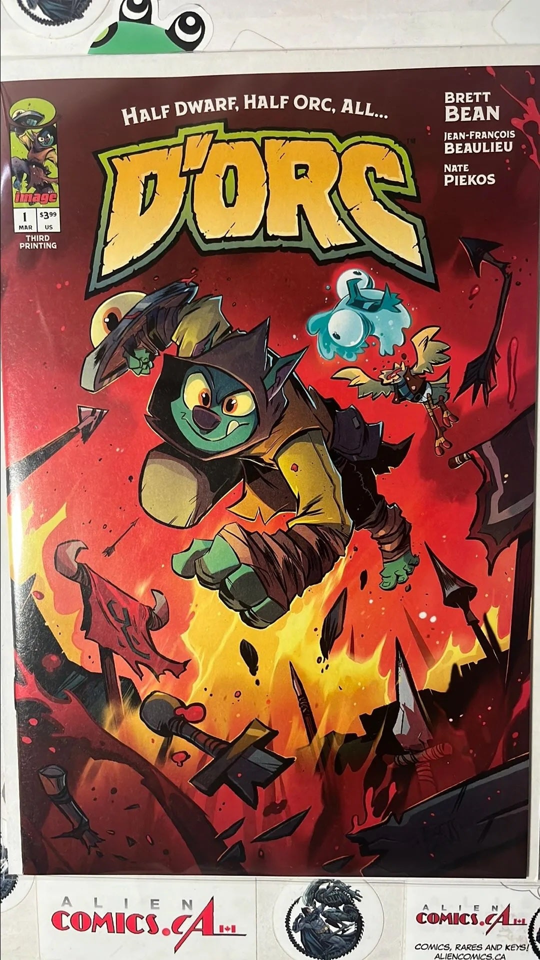 D’Orc (#1 Image Comics 2026 3rd Printing Brett Bean Cover NM)