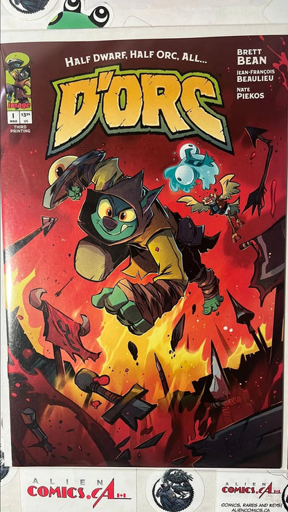 D’Orc (#1 Image Comics 2026 3rd Printing Brett Bean Cover NM)