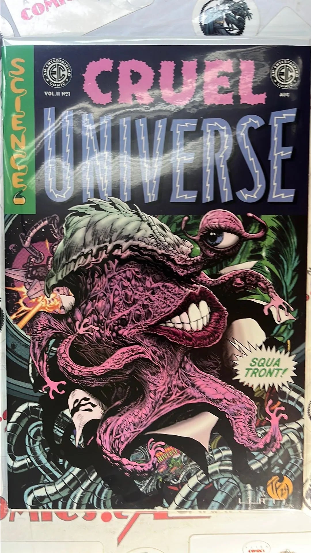 CRUEL UNIVERSE 1 EC/Oni 2025 Tom Fowler 1:100 SQUA TRONT! Variant HTF HIGH GRADE