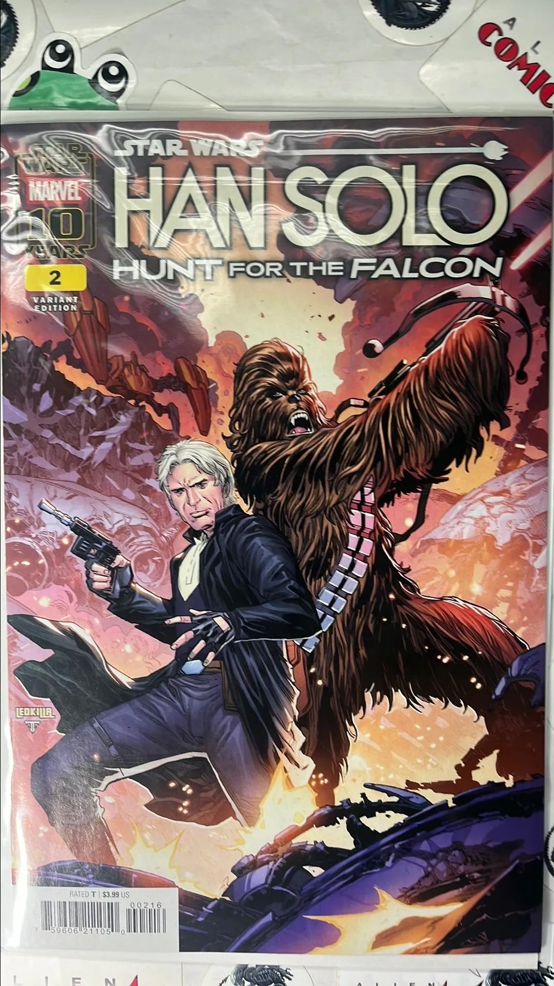 Han Solo: Hunt for the Falcon (#2L Marvel 2025 Ken Lashley 1:25 Variant NM)