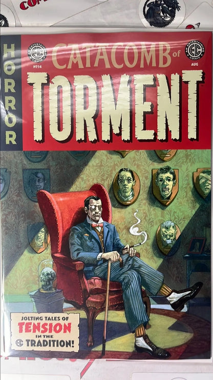 Catacomb of Torment (#14 EC/Oni Press 2026 Oliver Dominguez Cover Head Trophies NM)