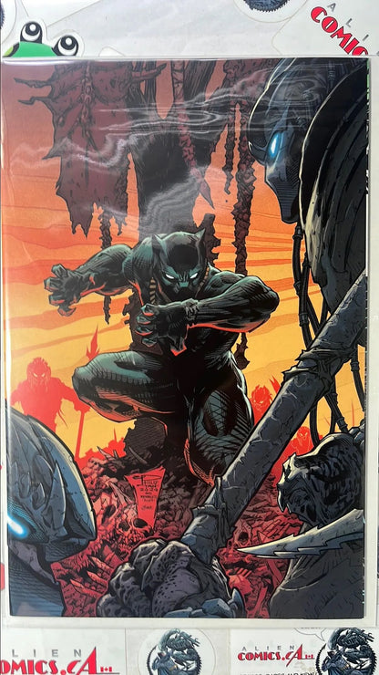PREDATOR vs. Black Panther (#1M Marvel 2025 Mark Morales & Philip Tan 1:100 Virgin Variant HTF NM)