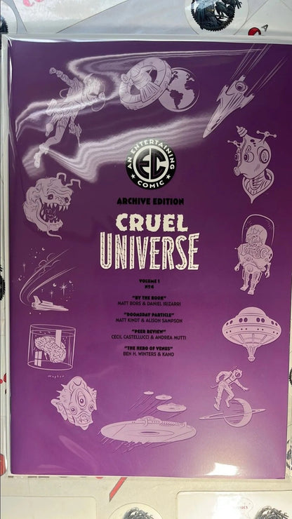 CRUEL UNIVERSE 1 EC/Oni 2024 Rian Hughes 1:50 Purple Archive Variant HIGH GRADE