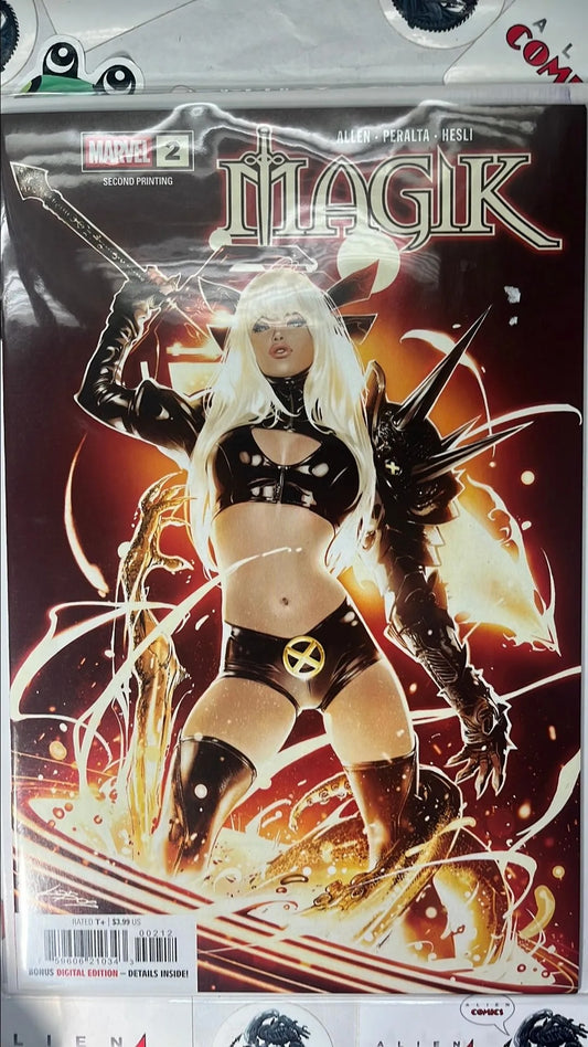 Magik (#2 Marvel 2025 2nd Printing Pablo Villalobos Variant 1st app. Sonic Demon 1st cameo app. Liminal NM)
