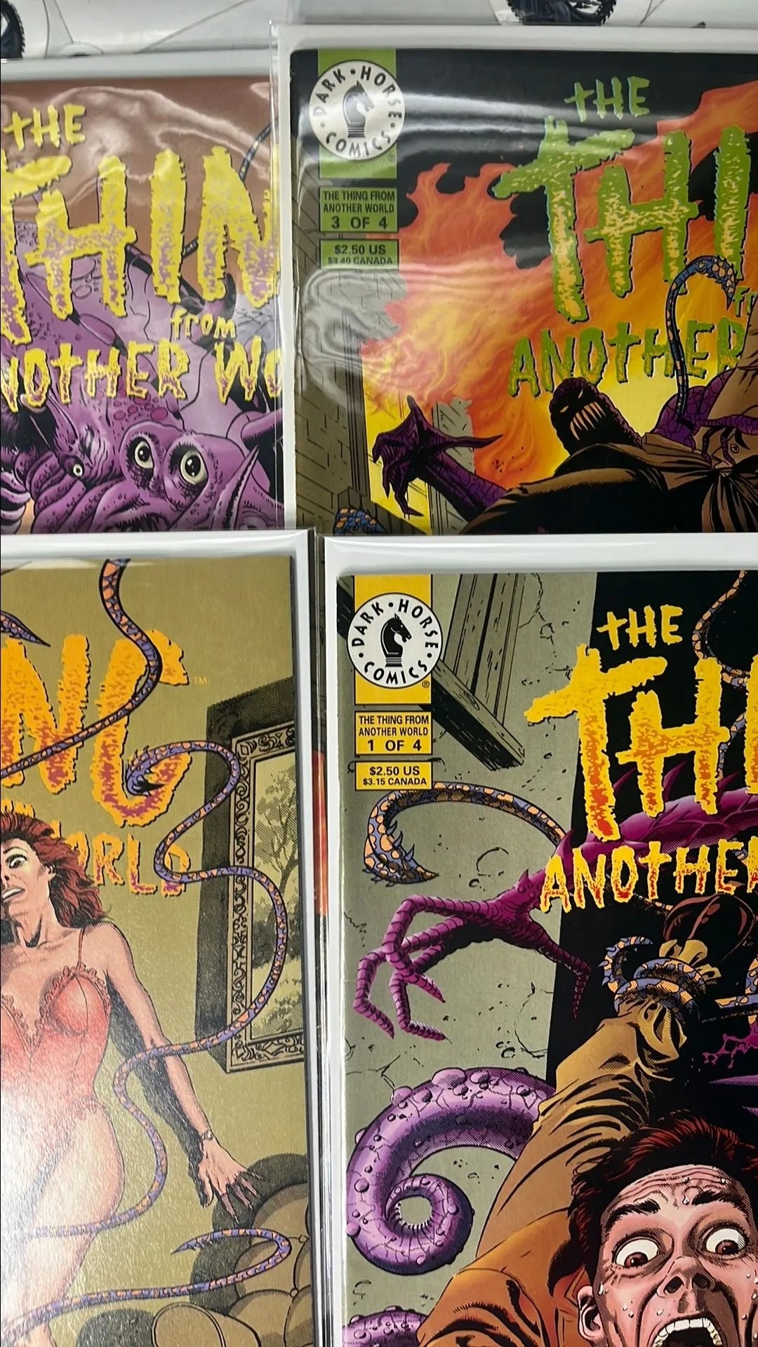 The Thing From Another World: Eternal Vows (4-Book Lot Complete Series Dark Horse 1993 HTF NM)