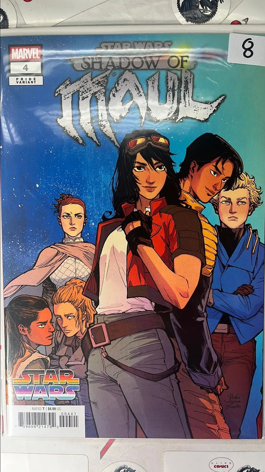 Shadow of Maul (#4P Marvel 2026 Rickie Yagawa Pride Connecting Variant Dr. Aphra NM)