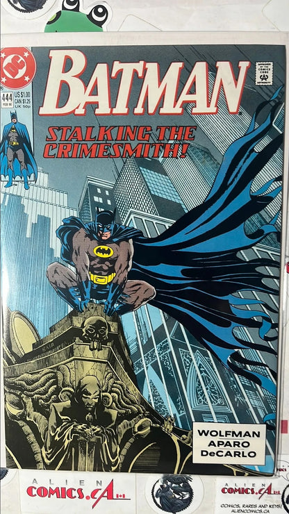 Batman (#444 DC Comics 1990 Michael Bair Cover NM)