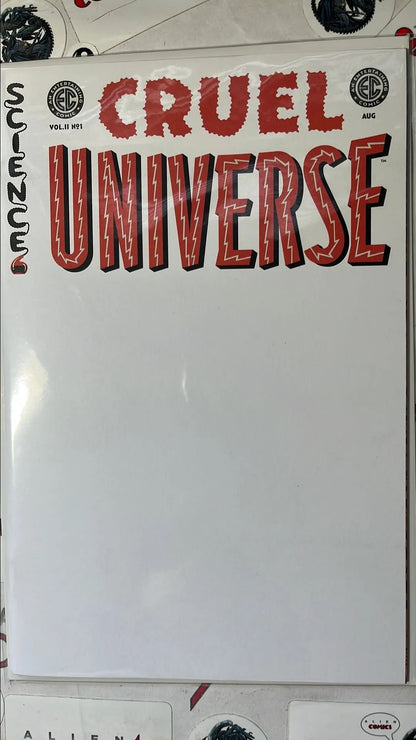 CRUEL UNIVERSE 1D EC/Oni Press 2024 Orange Blank Variant Rare HTF HIGH GRADE