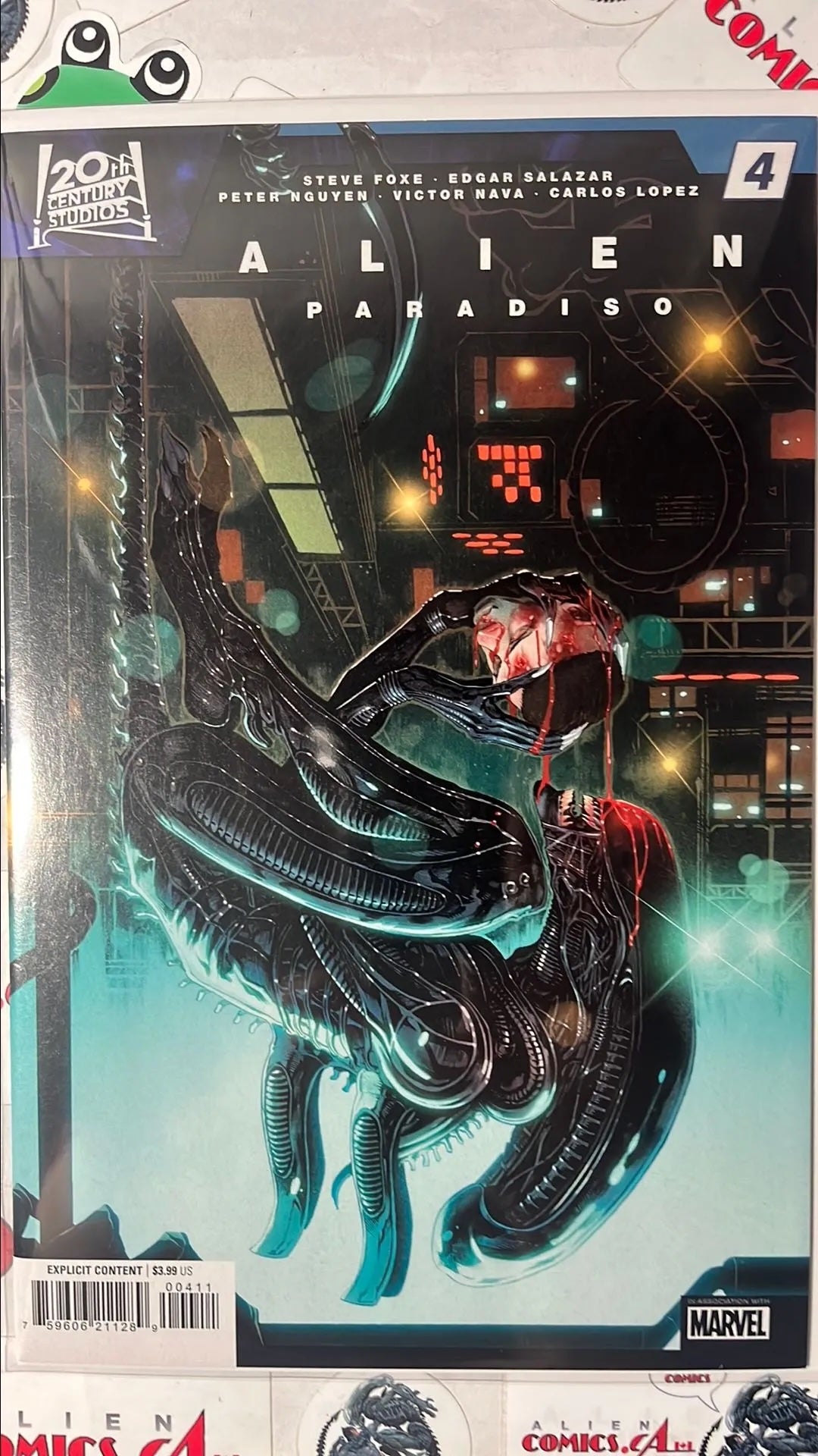 ALIEN: Paradiso (#4 Marvel 2025 Iban Coello Cover NM)