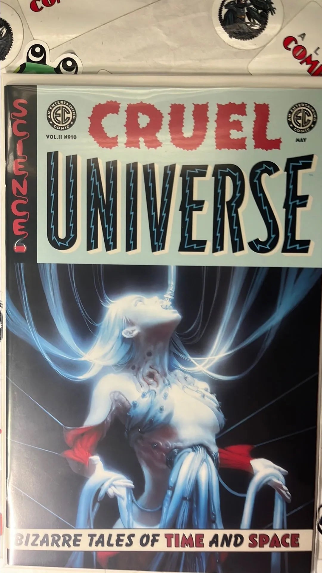 Cruel Universe (#10 EC/Oni Press 2026 Miguel Mercado Cover Lady Droid Connected to Matrix NM)
