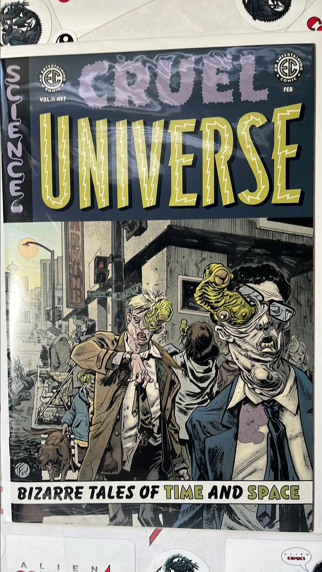Cruel Universe (#7B EC/Oni Press 2026 Tom Fowler Variant Parasite Aliens Living In People’s Eyes NM)