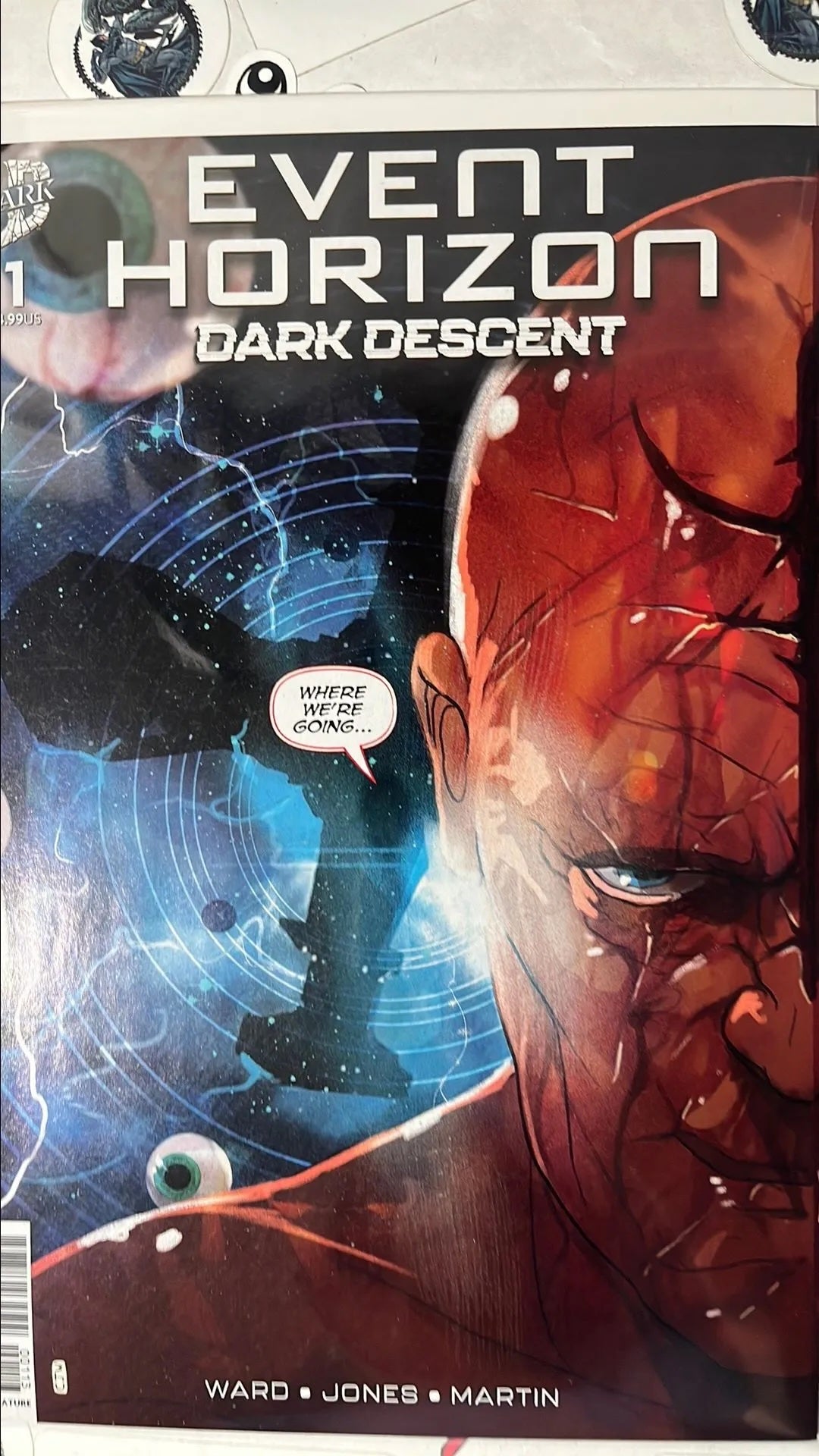 Event Horizon: Dark Descent (#1 IDW Dark 2025 3rd printing Christian Ward Cover Ship enters dimension of hell 1st app. Eyeless King of Hell NM)