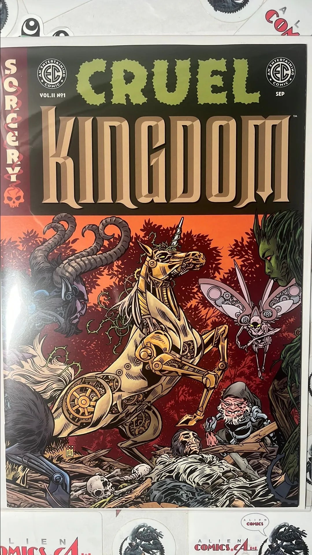 CRUEL KINGDOM 1 EC/Oni 2026 Mark Buckingham Cover Unicorn Gone Wild HIGH GRADE