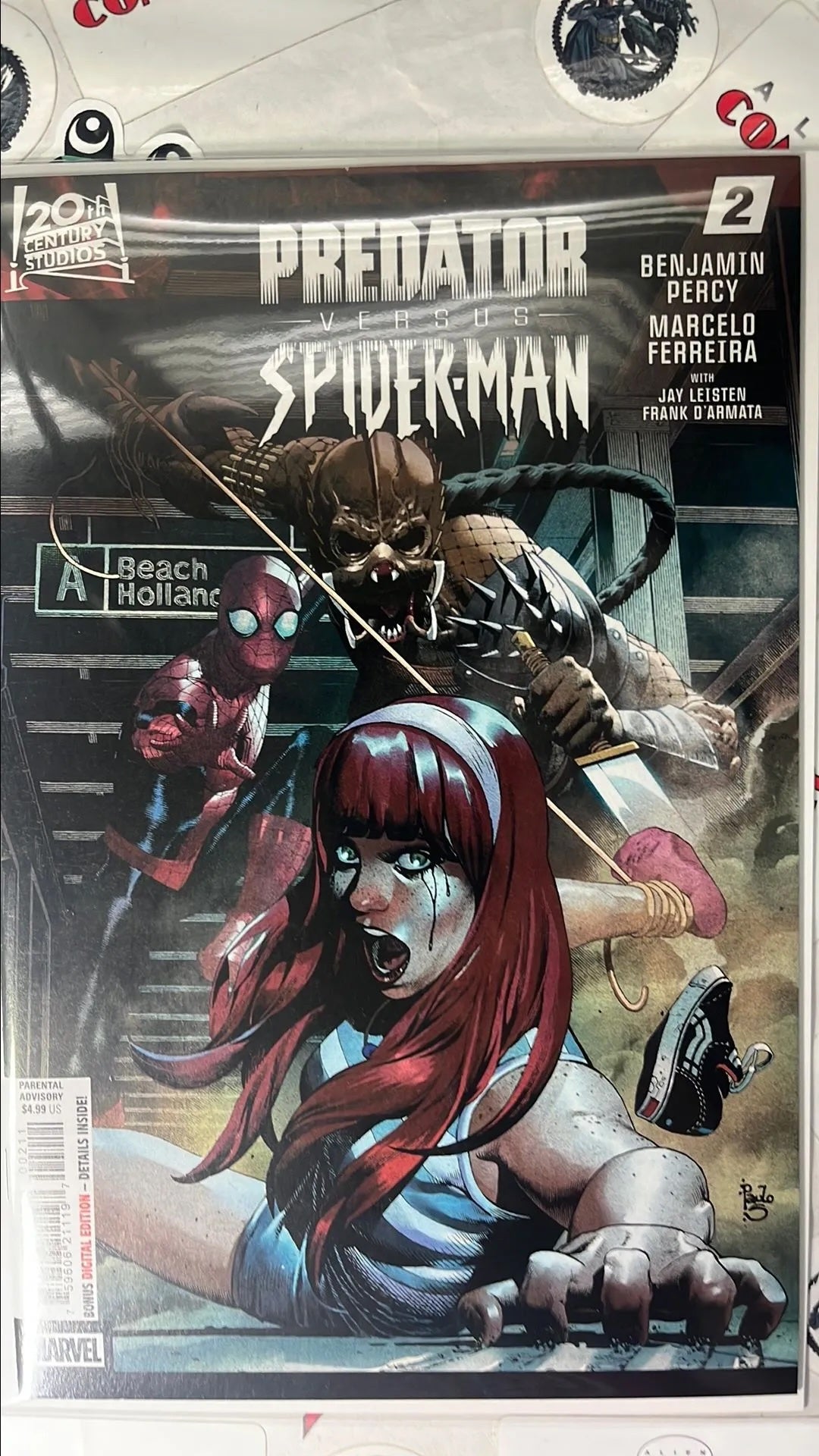 PREDATOR vs. Spider-man (#2 Marvel 2025 Paulo Siqueira Mary Jane Cover NM)