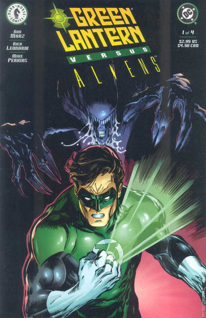 ALIENS vs. Green Lantern (Dark Horse/DC Crossover 4-Book Complete Series HTF NM)