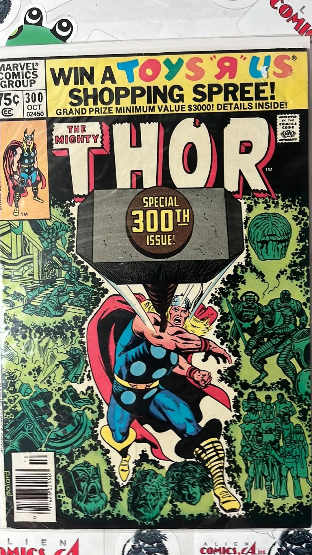 Mighty Thor (#300 75¢ Price Marvel 1980 Special 300th Issue! Origin of Odin, Origin of Thor VF)