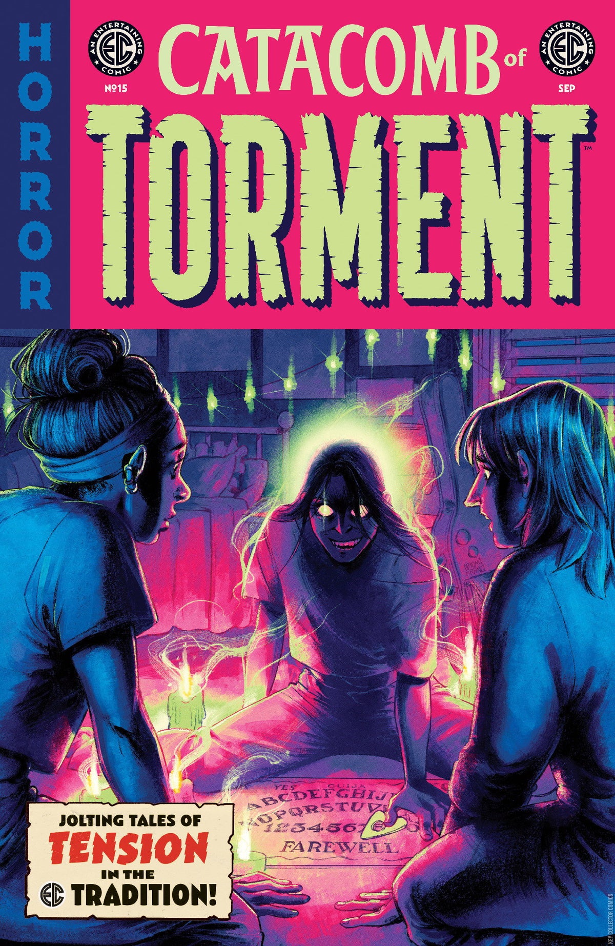 Catacomb of Torment (#15F EC/Oni Press 2026 Naomi Franquiz Variant Kids Possessed by Ouija Board Game NM)