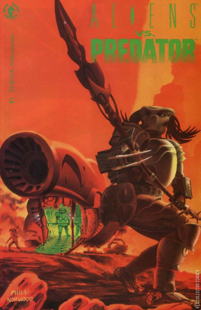 ALIENS vs. PREDATOR (#1 Dark Horse 1993 Volume 1 Phil Norwood Cover 1st Aliens vs. Predator Standalone Series FN/VF)