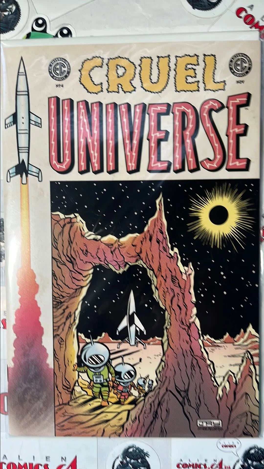 CRUEL UNIVERSE 4C EC/Oni Press 2024 Jay Stephens 1:10 Variant Space Arch with Eclipse HTF HIGH GRADE