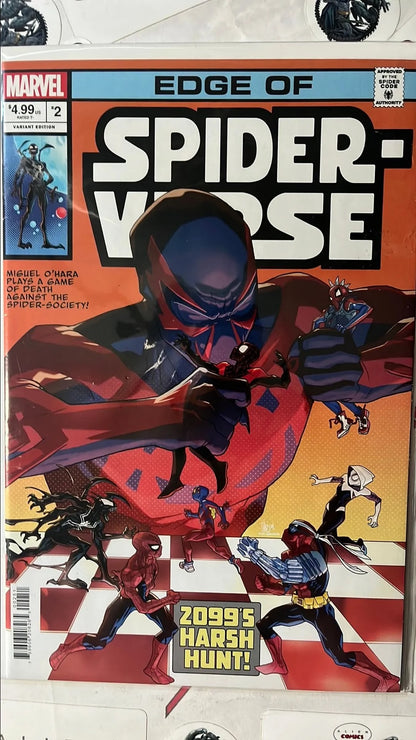 Edge of Spider-verse (#2W Marvel 2024 Pete Woods Star Wars 25 Homage Variant NM)