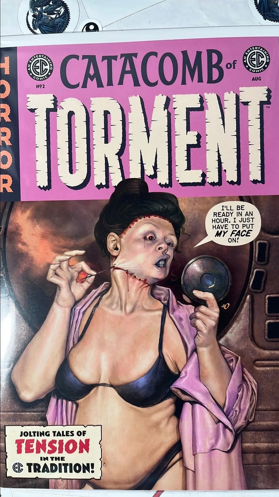 Catacomb of Torment (#2 EC/Oni Press 2025 Ariel Olivetti Cover Putting On My Face NM)
