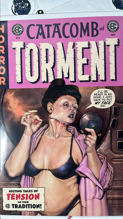 Catacomb of Torment (#2 EC/Oni Press 2025 Ariel Olivetti Cover Putting On My Face NM)