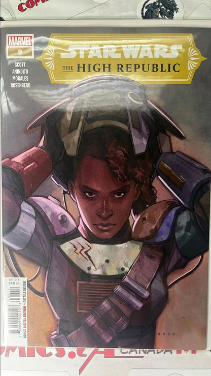 High Republic (#9N Marvel 2021 Phil Noto Variant 1st cameo app. Lourna Dee in a hologram NM)