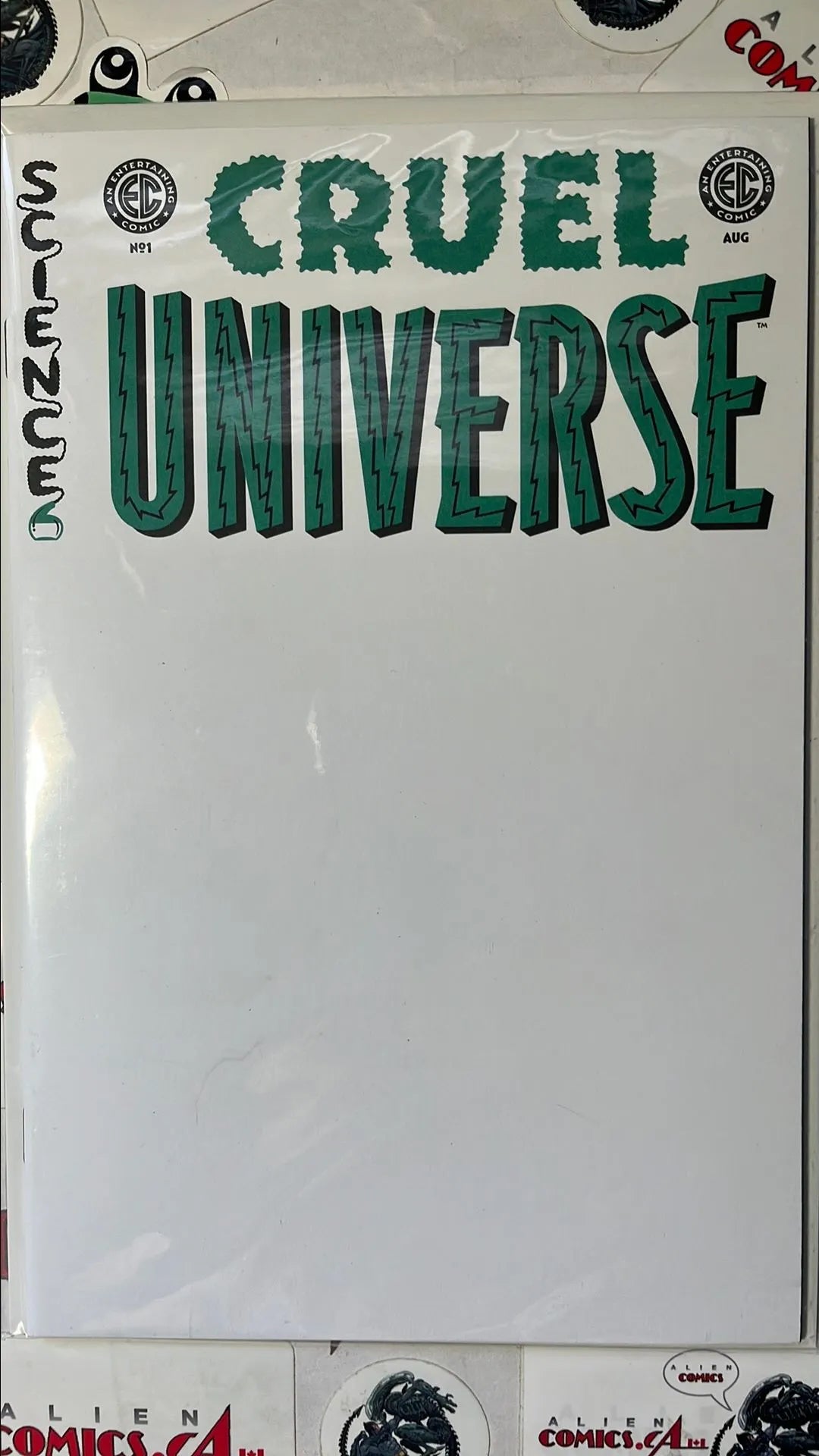 CRUEL UNIVERSE 1E EC/Oni Press 2024 Green Blank Variant RARE HTF HIGH GRADE