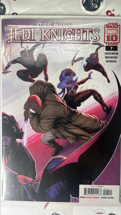 Jedi Knights (#7 Marvel 2025 Madibek Musabekov Cover Mace Windu & Aayla Secura NM)