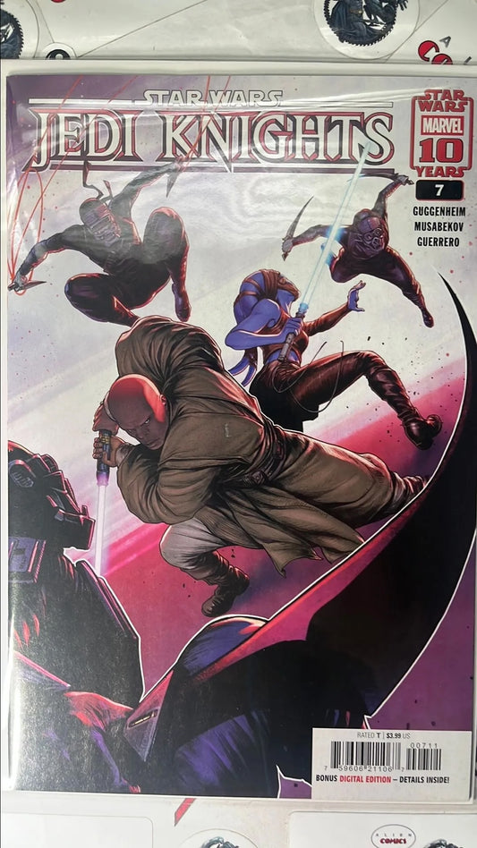 Jedi Knights (#7 Marvel 2025 Madibek Musabekov Cover Mace Windu & Aayla Secura NM)