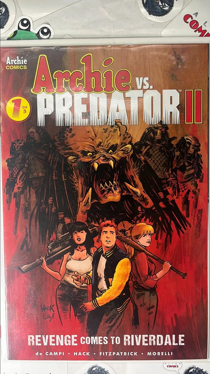 Archie vs. PREDATOR II (#1 Dark Horse 2019 Robert Hack Cover Revenge Comes to Riverdale NM)