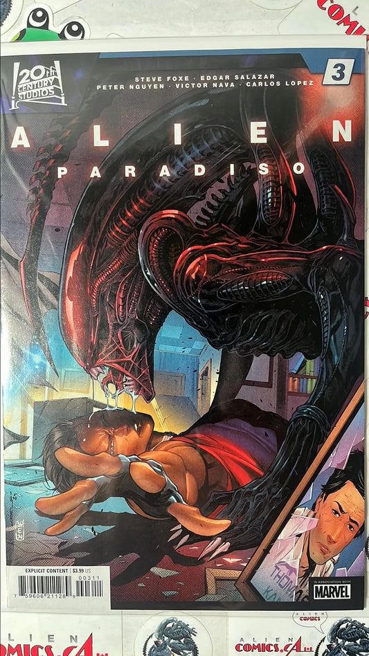ALIEN: Paradiso (#3 Marvel 2025 Yen Nitro Cover NM)