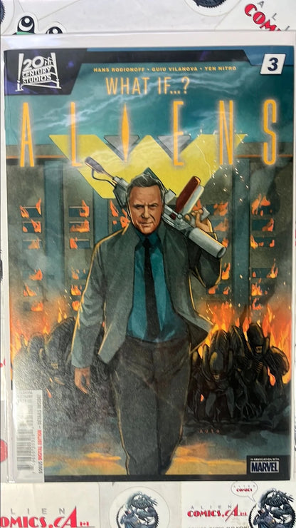 What… If: ALIENS (#3 Marvel 2020 Carter Burke Survived? Phil Noto Cover NM)