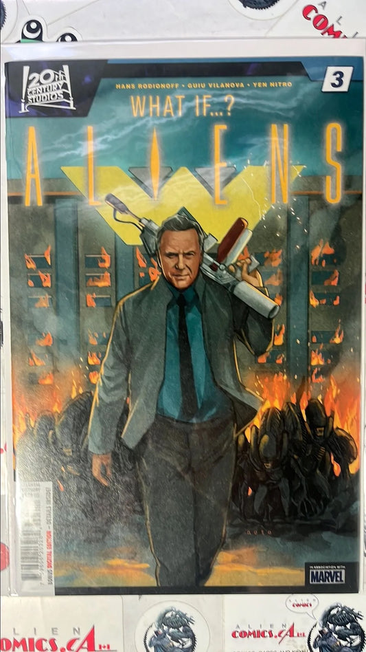 What… If: ALIENS (#3 Marvel 2020 Carter Burke Survived? Phil Noto Cover NM)
