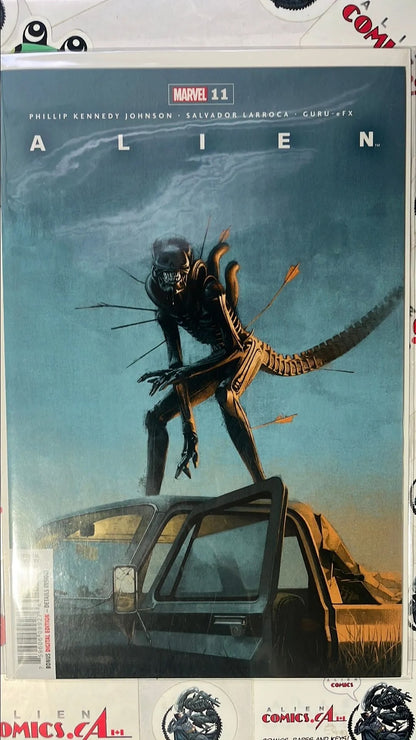 ALIEN (#11 Marvel 2022 Marc Aspinall Cover Arrows in Alien NM)