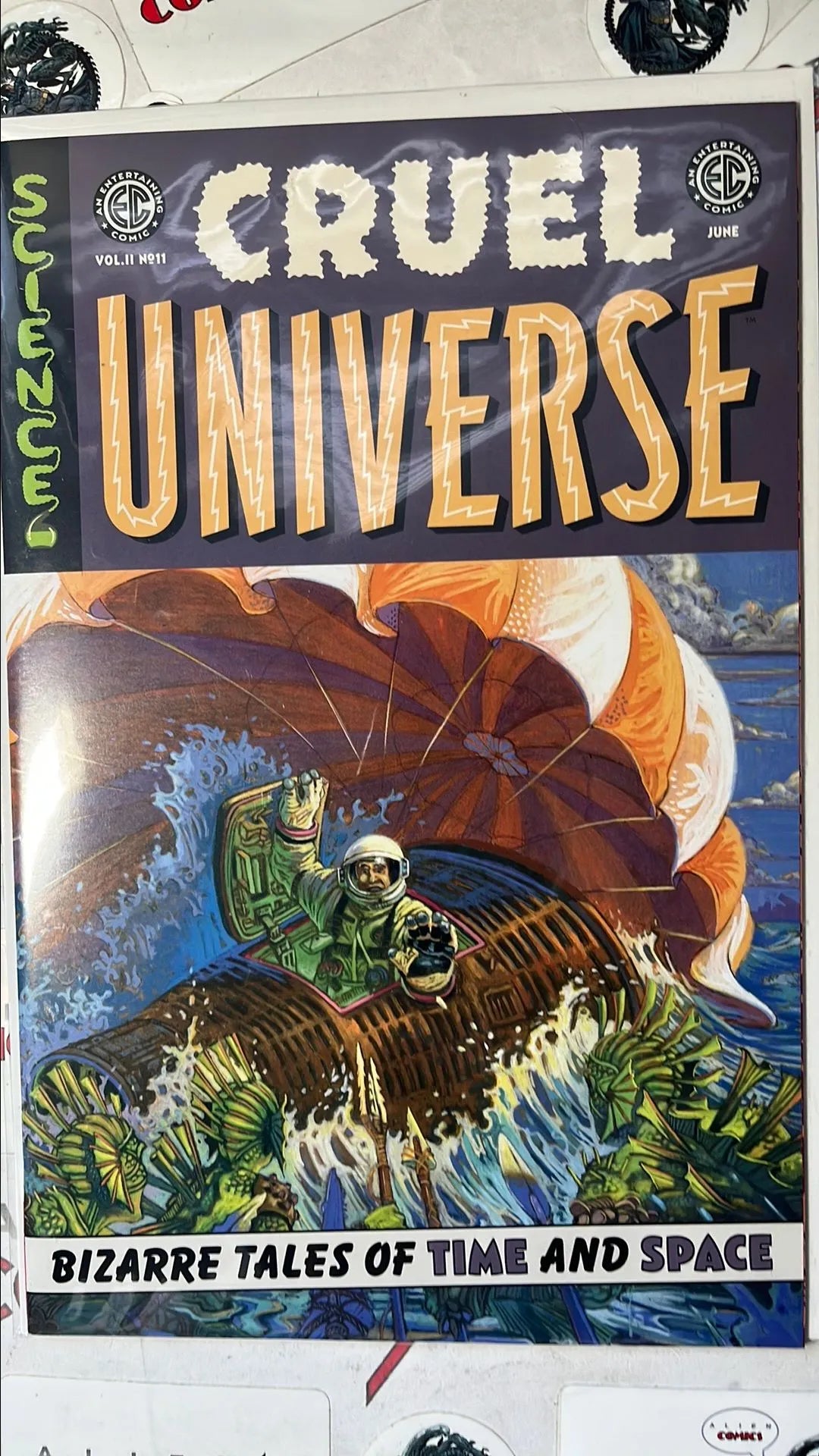 CRUEL UNIVERSE 11B EC/Oni 2026 Oliver Dominguez Variant Space Capsule Splashdown HIGH GRADE