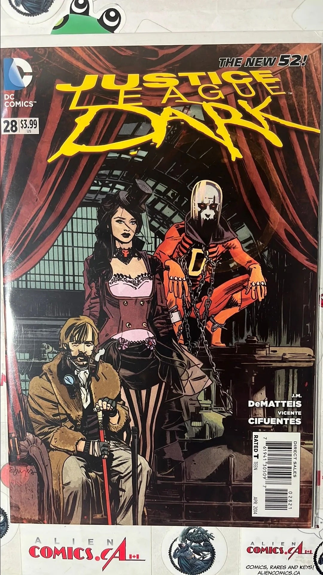 Justice League Dark (#28S Steampunk Tommy Lee Edwards 1:25 Variant HTF NM)