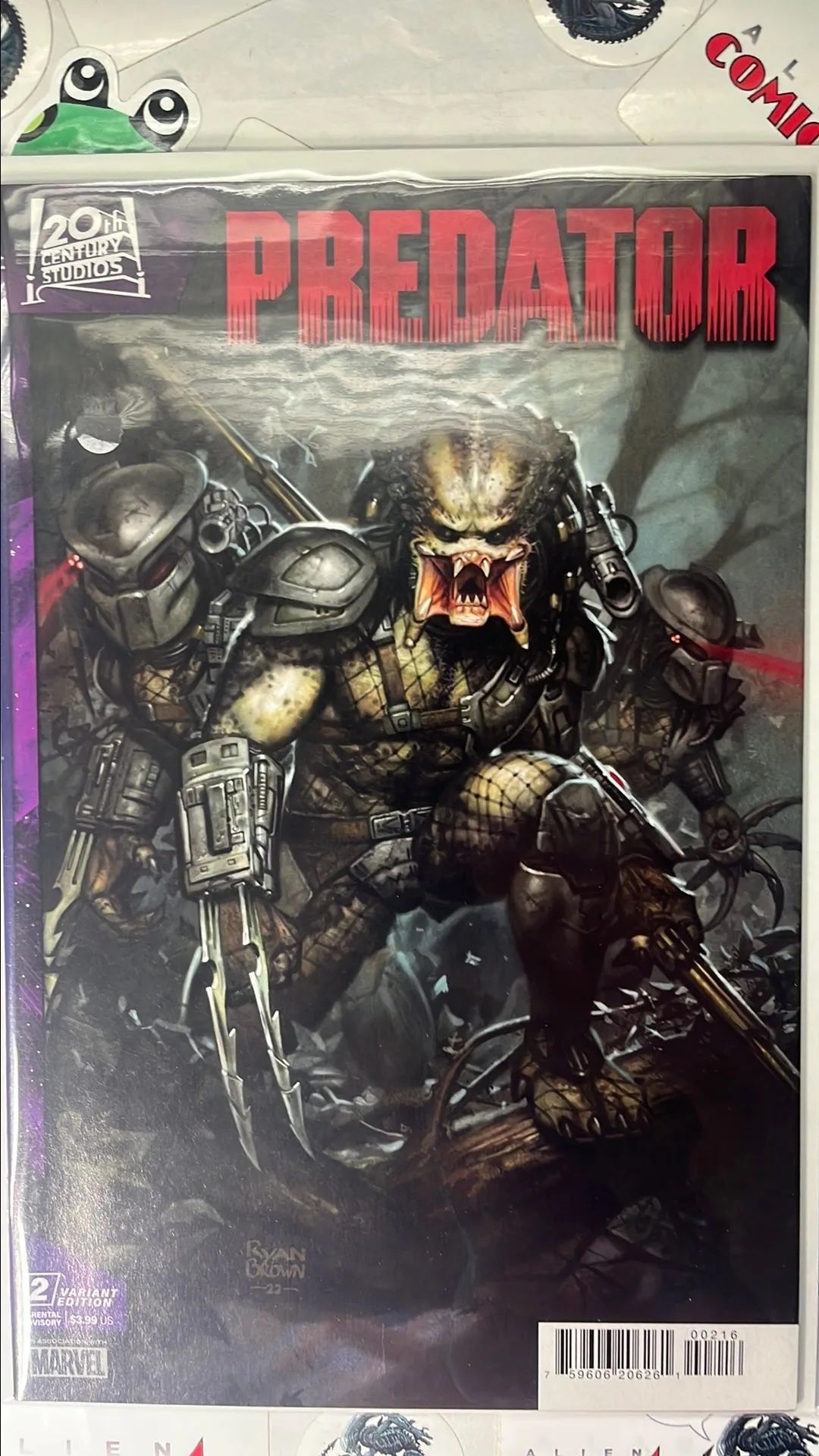PREDATOR (#2B Marvel 2023 Ryan Brown 1:25 Variant NM)