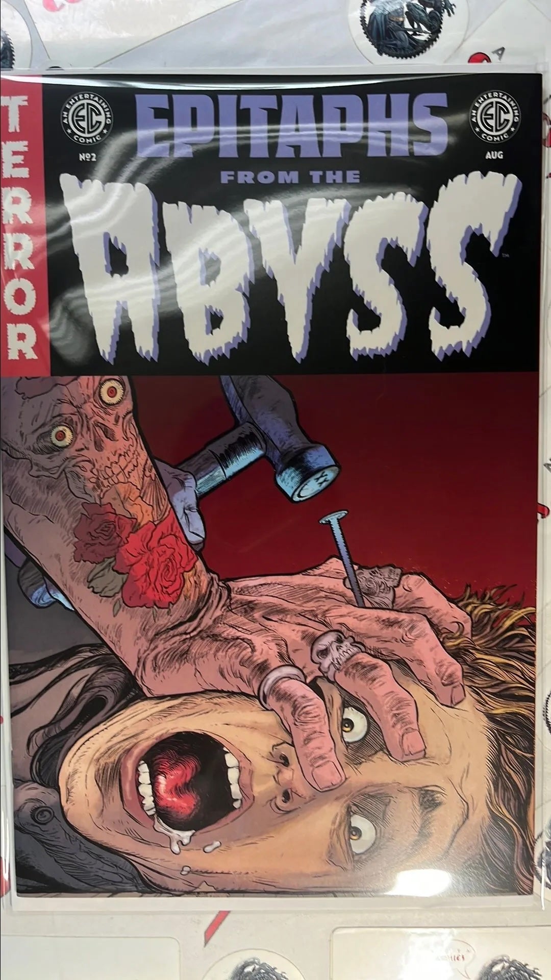 Epitaphs from the Abyss (#2B EC/Oni Press 2024 TERROR Adam Pollina Variant Hammer-Head! NM)