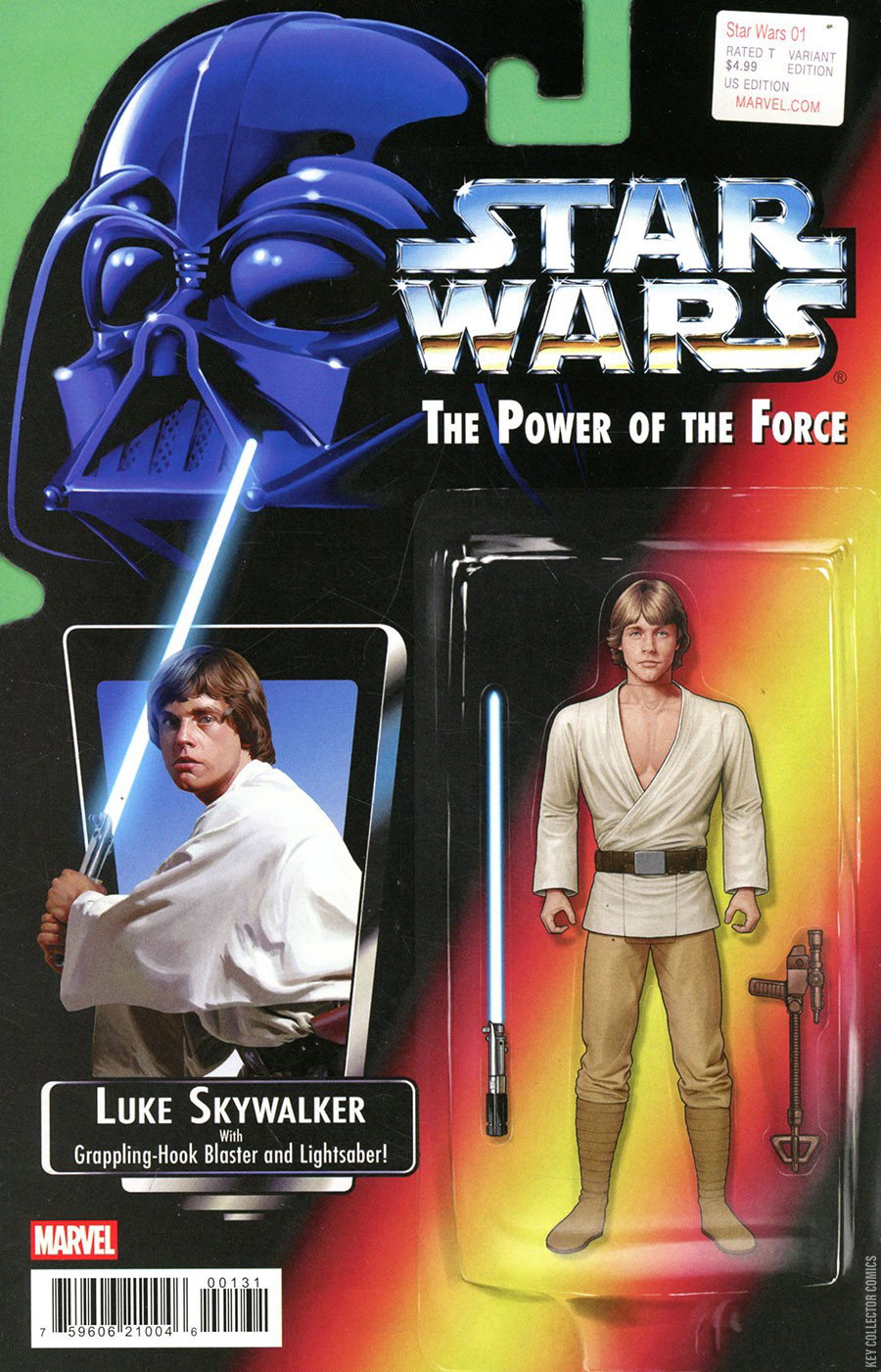 Star Wars (Power of the Force Action Figure Variant #1 Luke Skywalker NM)