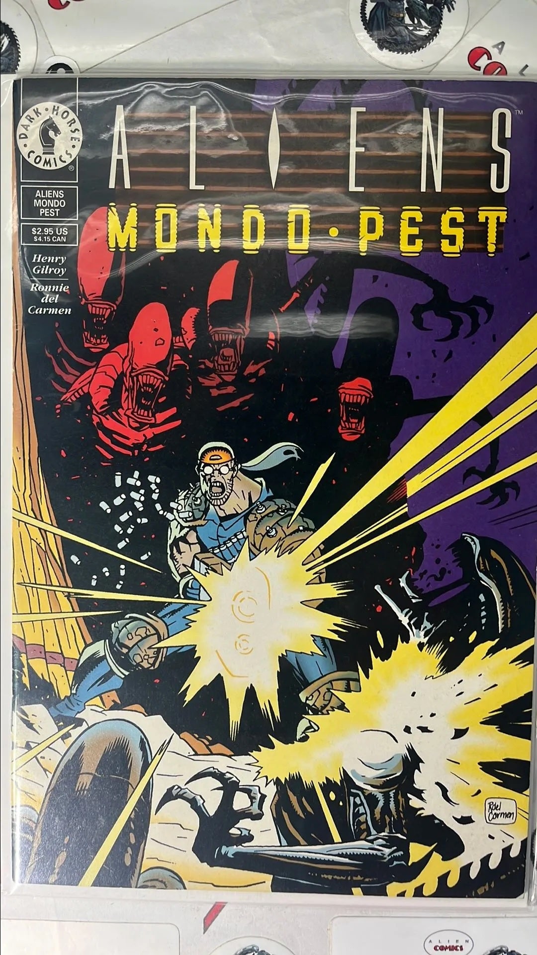 ALIENS: Mondo Pest (One-Shot Dark Horse 1996 Ronnie Del Carmen Cover NM)